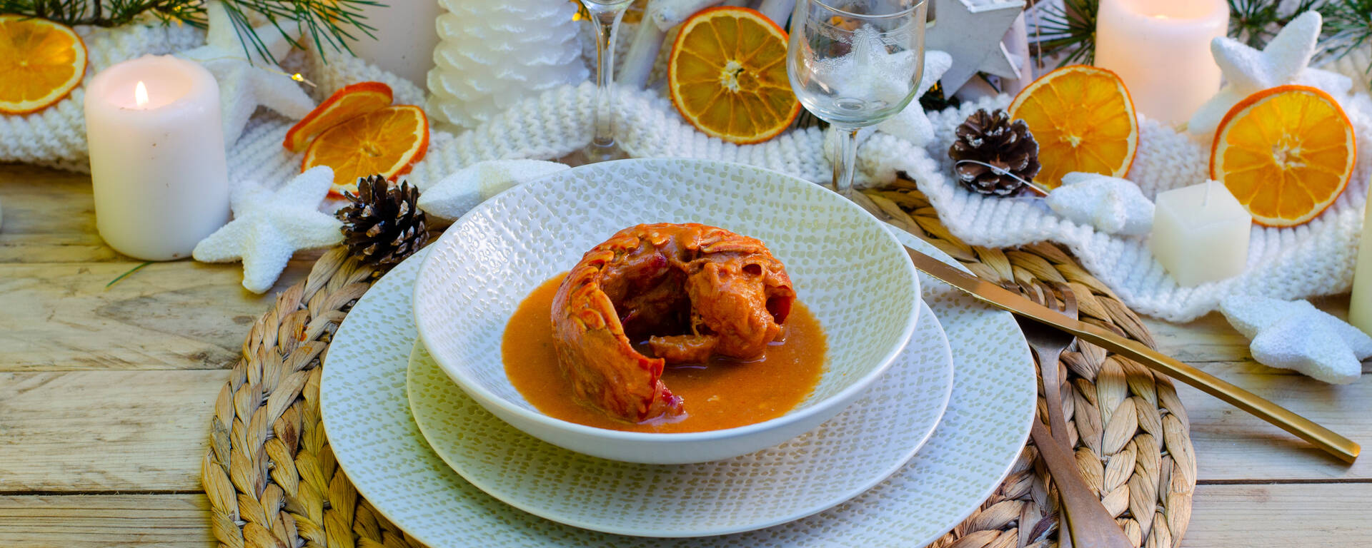 Noël | Recette provençal | Langoustes à l'armoricaine