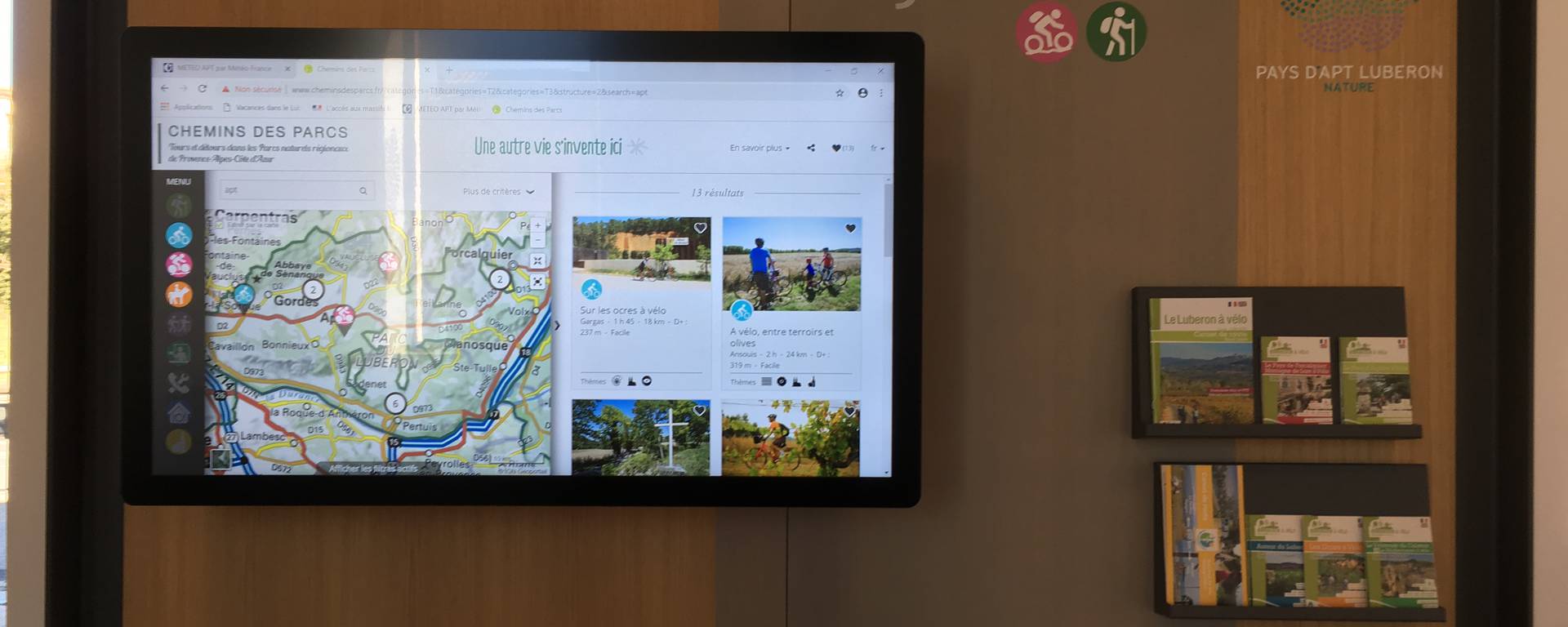 Office de tourisme Pays d'Apt Luberon vacances gare les ocres