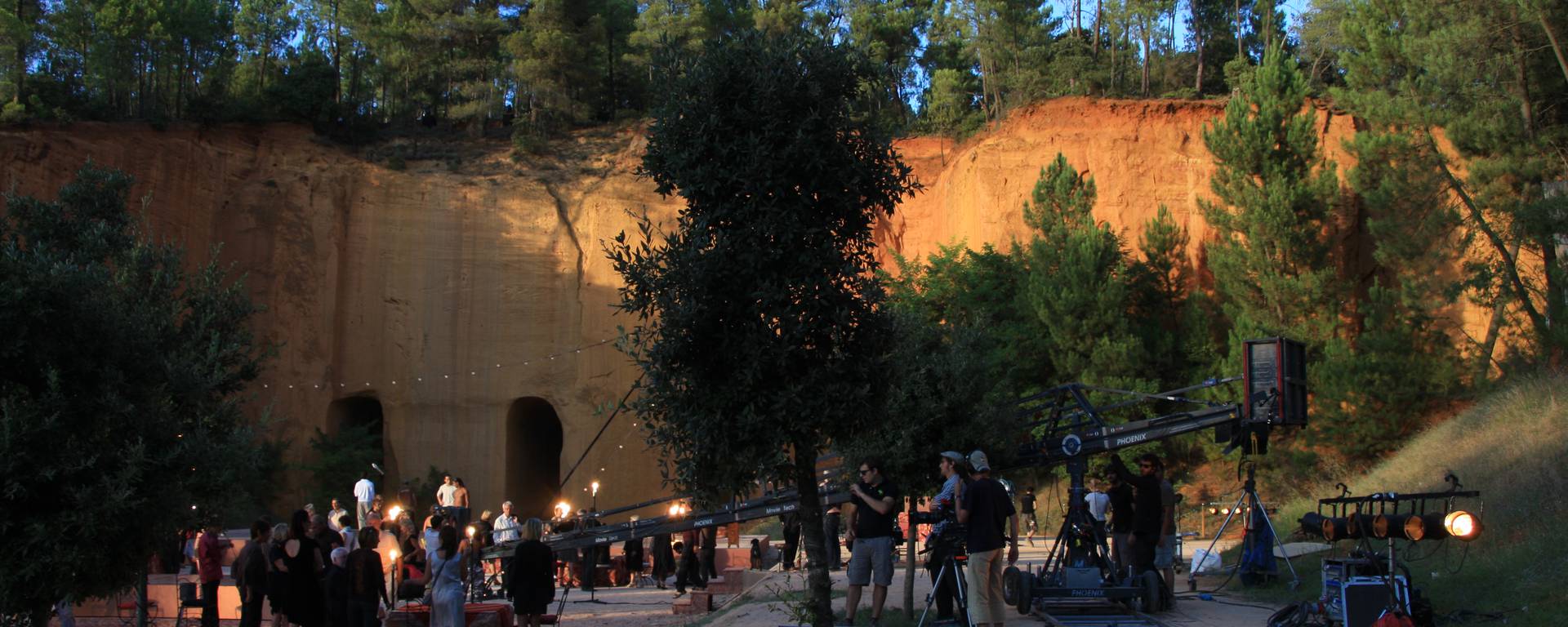 Luberon Vaucluse Colorado cinéma télévision film mines de bruoux Roméo et Juliette