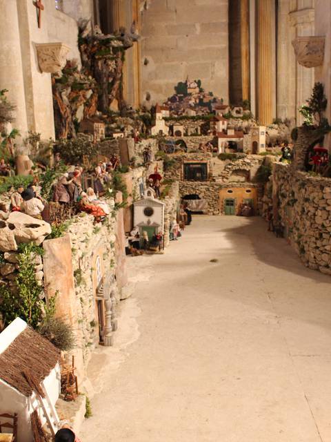Crèche provençale de Bonnieux