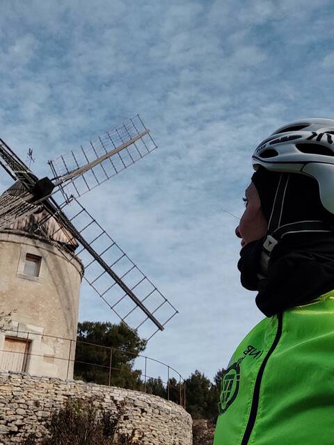 Sorties à vélo en hiver en Luberon