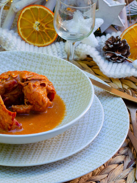 Noël | Recette provençal | Langoustes à l'armoricaine