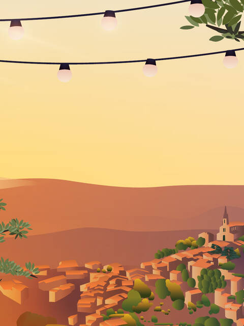 Jeu concours : une affiche vintage de Bonnieux à gagner !