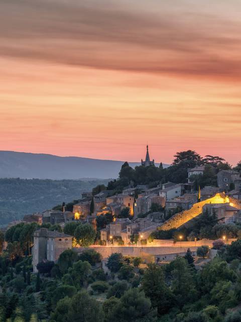 Bonnieux | Village perché | Coucher de soleil