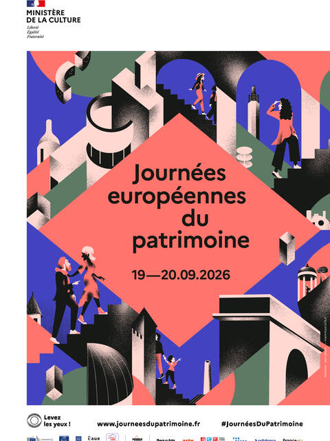 Journées Européennes du Patrimoine 2026 - affiche