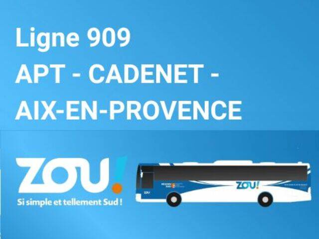 LIGNE DE BUS N°909 | APT - CADENET - AIX-EN-PROVENCE