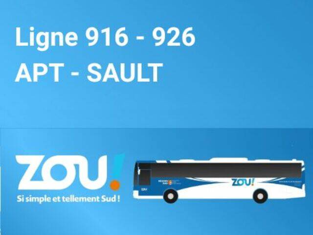 LIGNE DE BUS N°916-926 | APT- SAULT