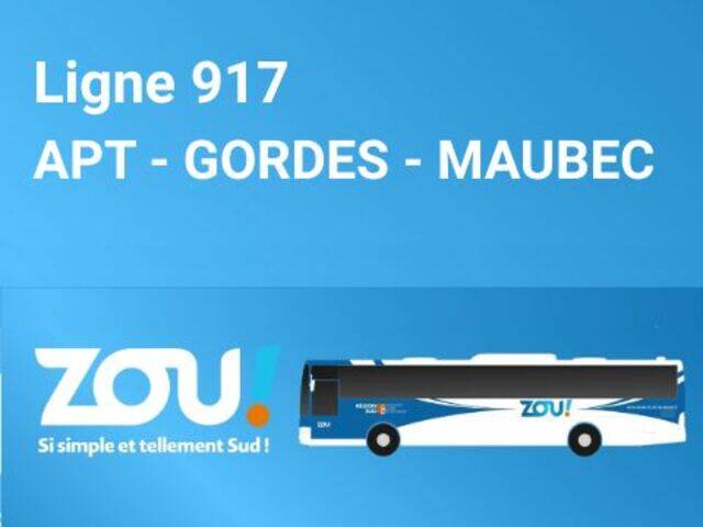 LIGNE DE BUS N°917 | APT- GORDES - MAUBEC 