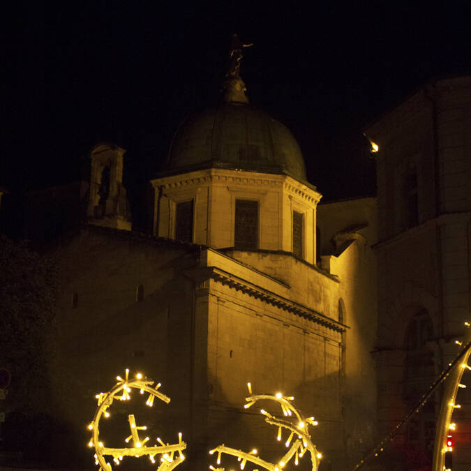 noel | illumination | lumiere | renne | cathédrale