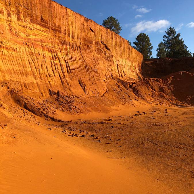 Carrière d'ocre | Ocres du Luberon | Carrière 