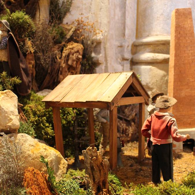 Les ocres dans la crèche 
