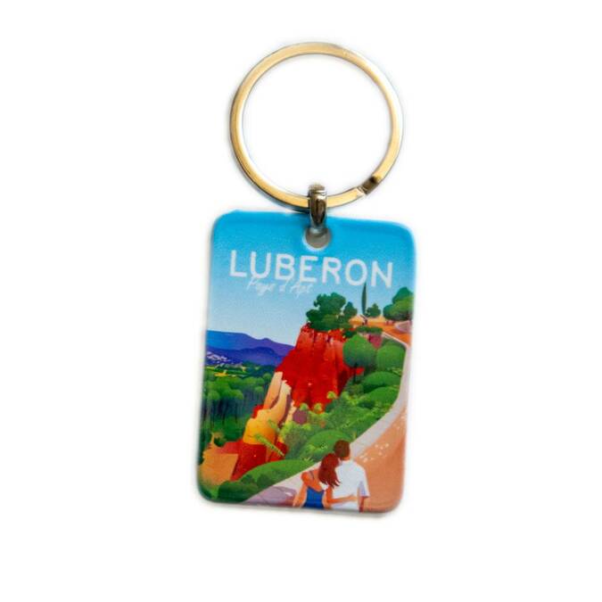 Porte clé visuel Vintage Sentier des Ocres de Roussillon