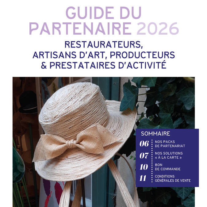 © Office de tourisme Pays d'Apt Luberon Guide du partenaire 2026 Office de tourisme Pays d'Apt Luberon