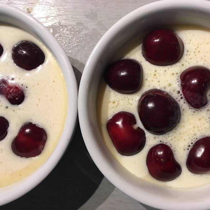 Cerise | Bol | Préparation | Clafoutis