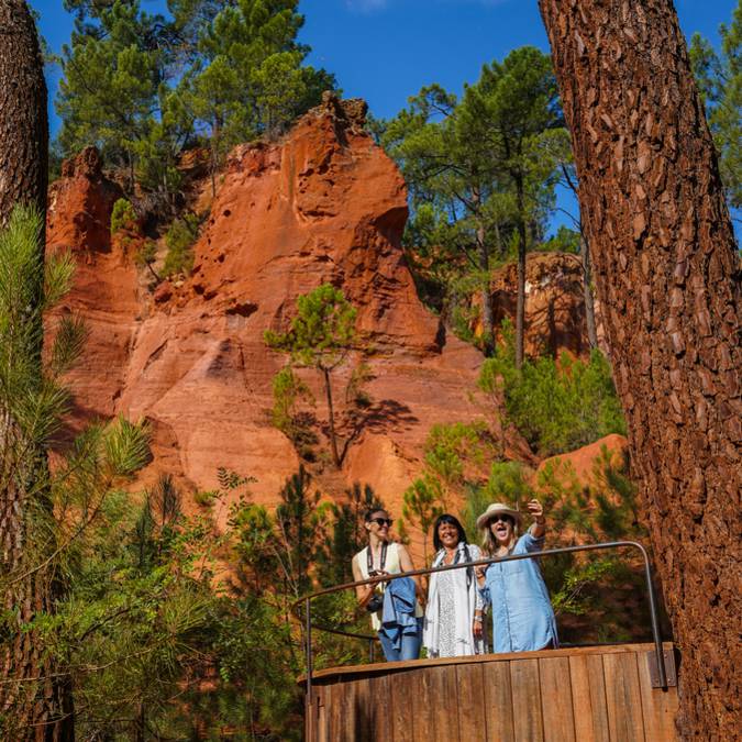 Sentier des Ocres | Ocres du Luberon | Roussillon | Plus beaux villages de France
