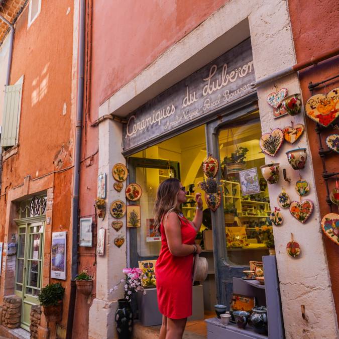 Village de Roussillon en Provence 