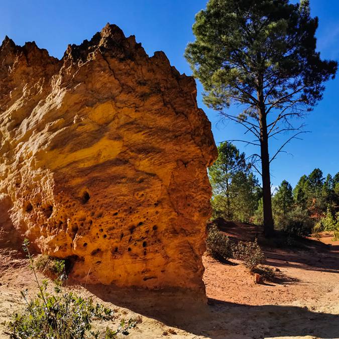 Colorado Provençal | Rustrel | Ocres du Luberon | Formation géologique 
