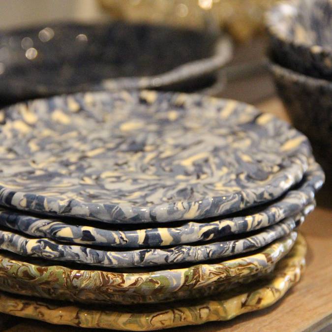 Atelier faience | assiette | faïence