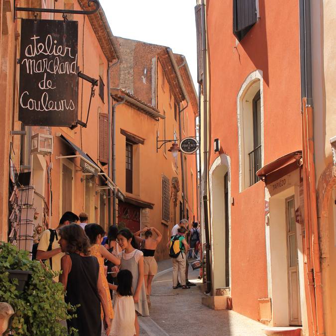Village de Roussillon en Provence