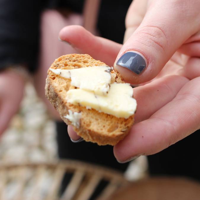 Tartine de beurre truffé